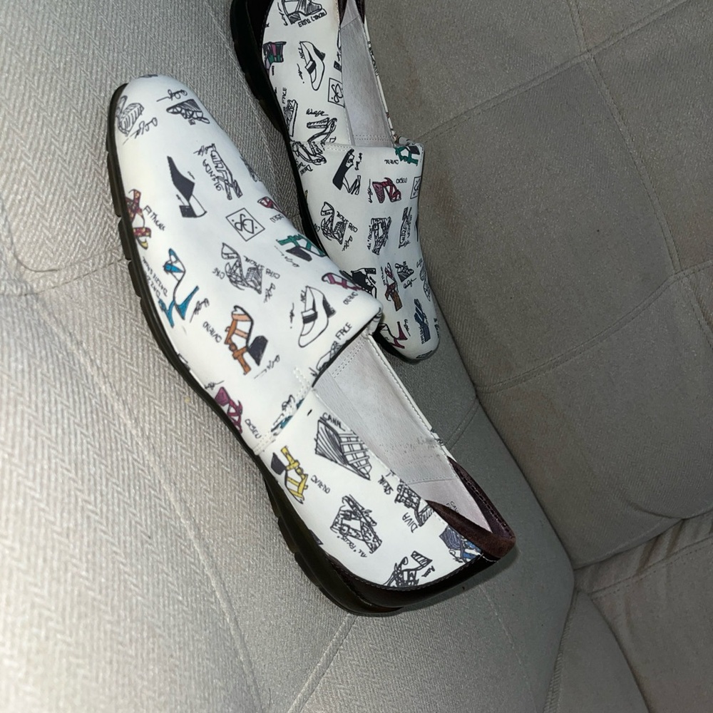 donald pliner cavat womens 8 slip on shoes - Picture 3 of 8